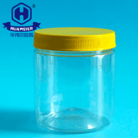 18OZ 510ML Customize Colour Cap Plastic PET Chocolate Cream Peanut Butter Jar