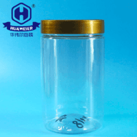 29OZ 810ML Gold Screw Lid BPA Free Plastic PET Wholesale Food Storage Jar