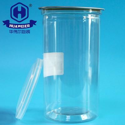 25OZ 700ML 307# Round Clear Tube Leak Proof Plastic PET Canned Packaging Cans