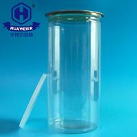 50OZ 1400ML 401# Food Grade Clear PET Plastic Popcorn Leak Proof BPA Free Packing Cans