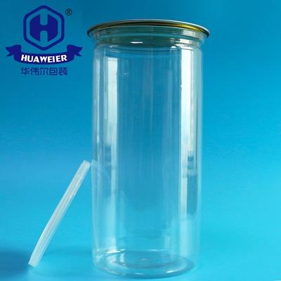 53OZ 1500ML 401#  Clear Popcorn Packaging Containers Cans PET Plastic Food Canning