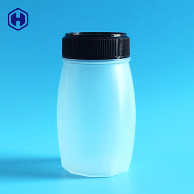 Plastic PP Jar With Screw Lid 370ml